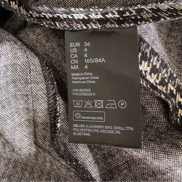 H&M Houndstooth Sheath Dress Size 4 - Picture 13 of 13